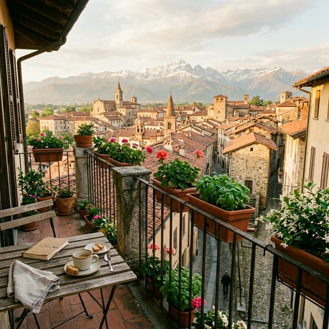 Vistas desde el balcón